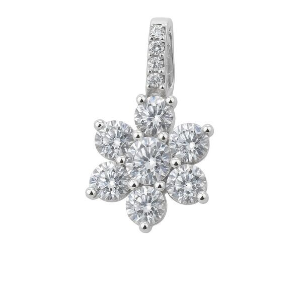 Crystal Radiance – Anhänger aus 960 Argentium Silber