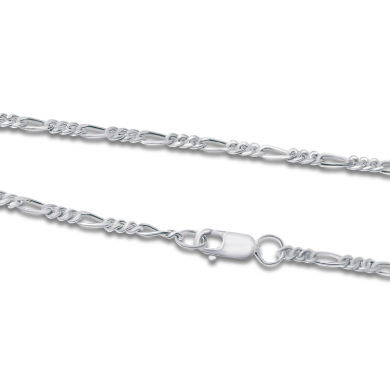 Figaro-Kette „Dein Wunschmaß“ – 960 Argentium Silber