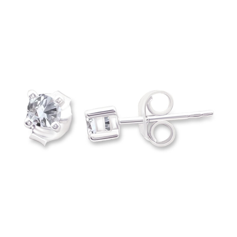 Tiny Spark – Mini-Ohrstecker aus 960 Argentium Silber