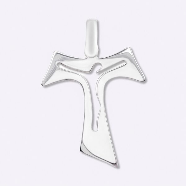 Anhänger „Cristo Silhouette“ – 960 Argentium Silber