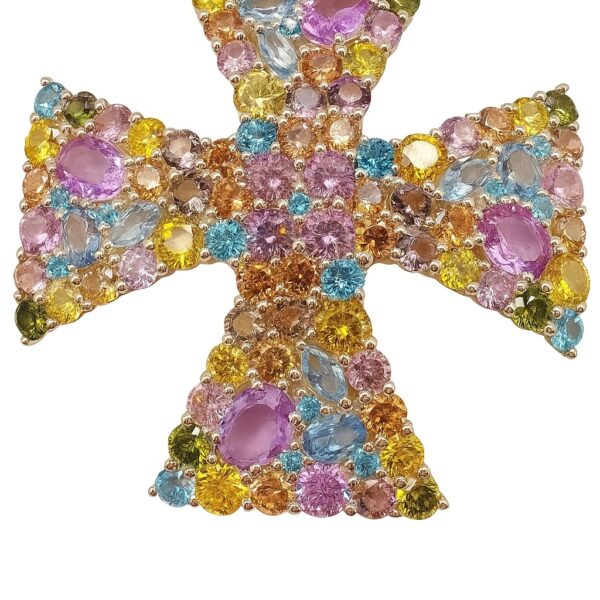 Aurora Cross – Anhänger aus 960 Argentium Silber