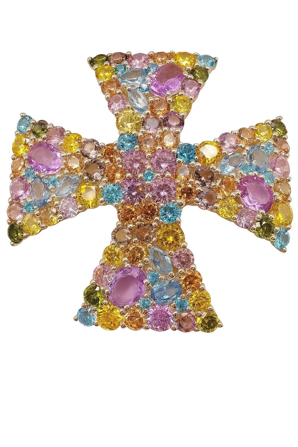 Aurora Cross – Anhänger aus 960 Argentium Silber