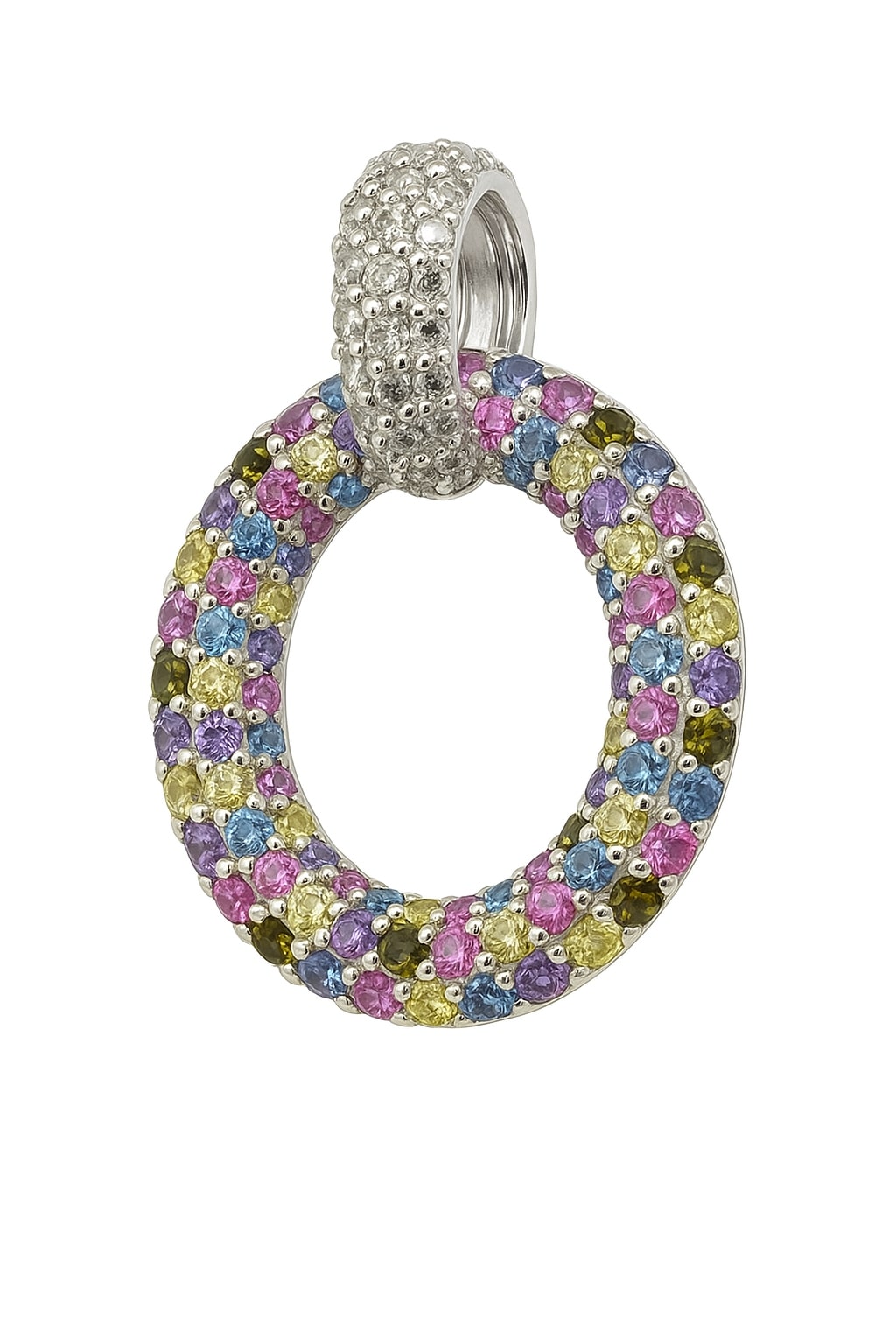 Circle of Light – Anhänger aus 960 Argentium Silber