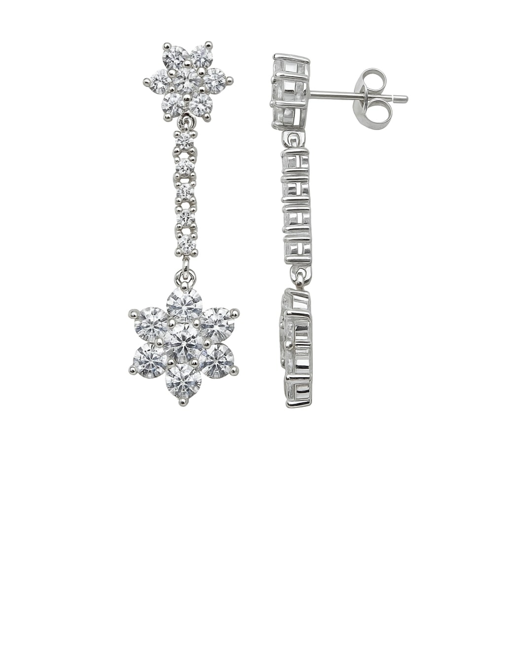 Frostella – Ohrstecker aus 960 Argentium Silber