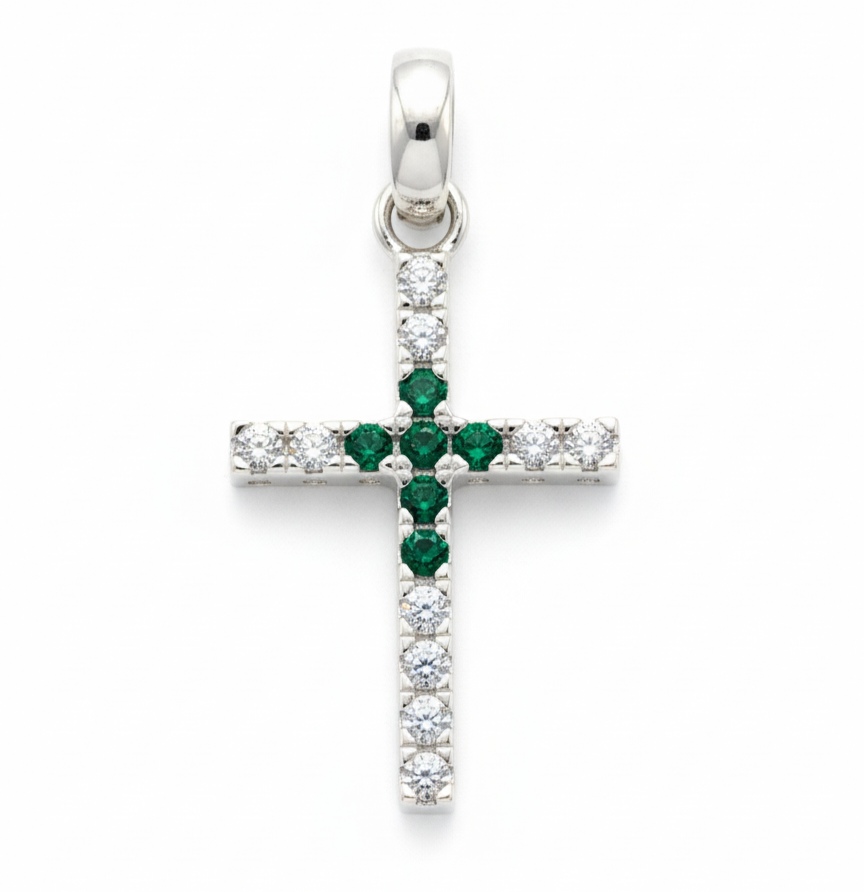 Grace Verde – Anhänger aus 960 Argentium Silber