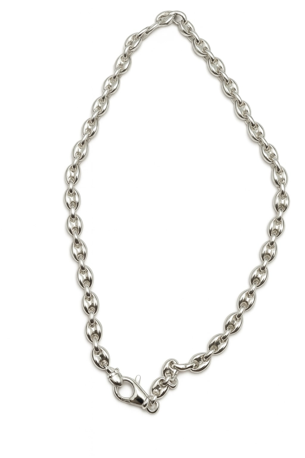 Prima Kaffeebohne – Kette aus 960 Argentium Silber (7 mm) – Bild 2