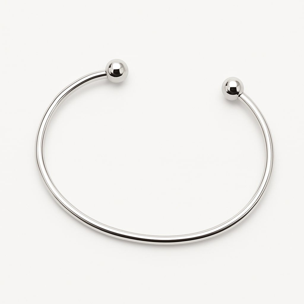 Loopa – Armreif aus 960 Argentium Silber – Bild 2