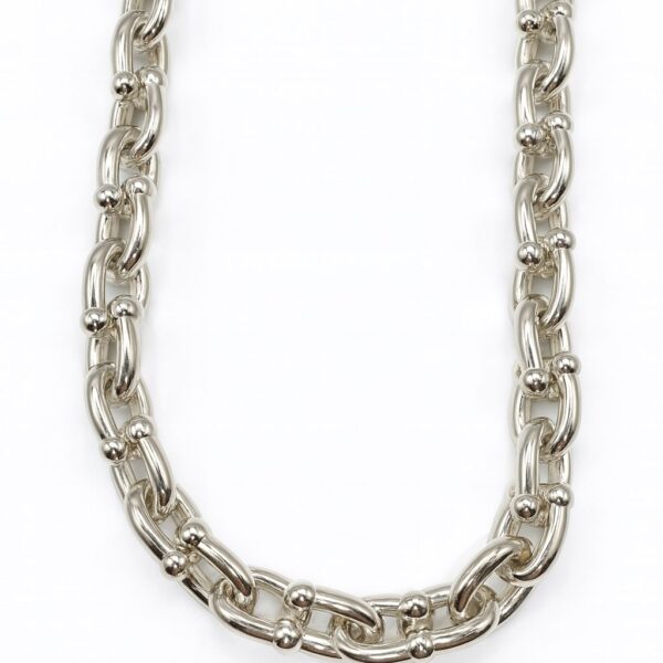 Prima Eterna – massive Kette aus 960 Argentium Silber (45 cm, 7 mm)