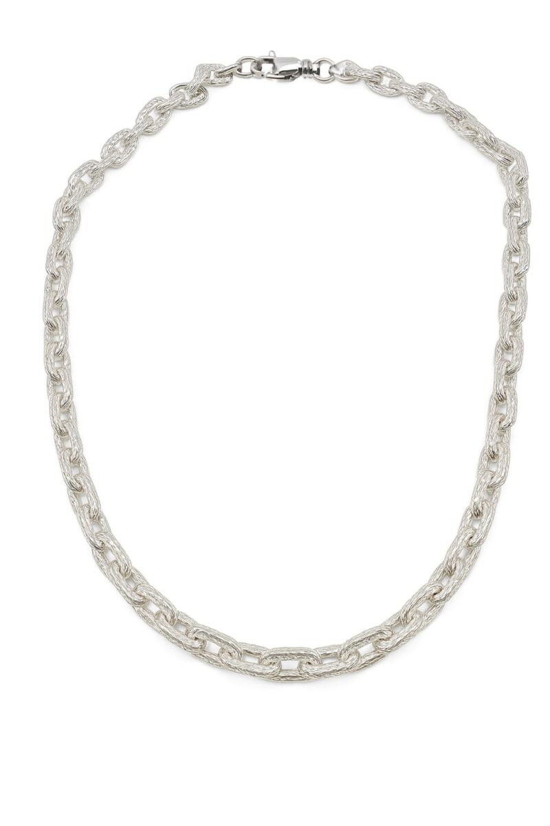 Prima Grace – Geflochtene Kette aus 960 Argentium Silber (45 cm, 7 mm) – Bild 2