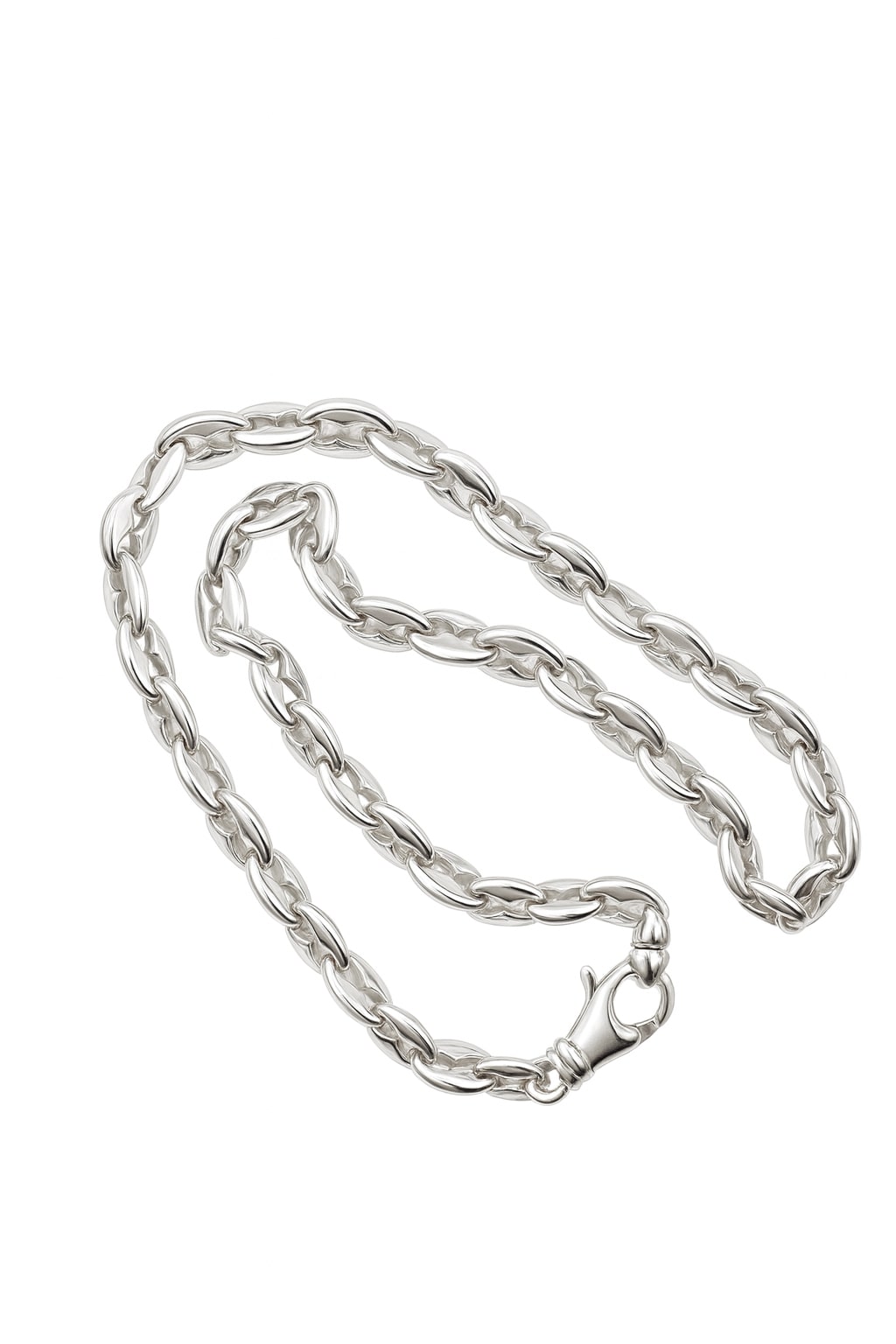 Prima Kaffeebohne X – Kette aus 960 Argentium Silber (6 mm) – Bild 2