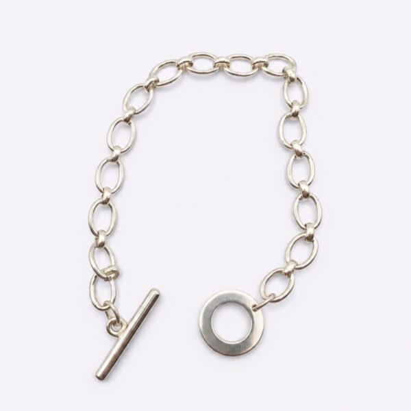Circle Link – Armband aus 960 Argentium Silber