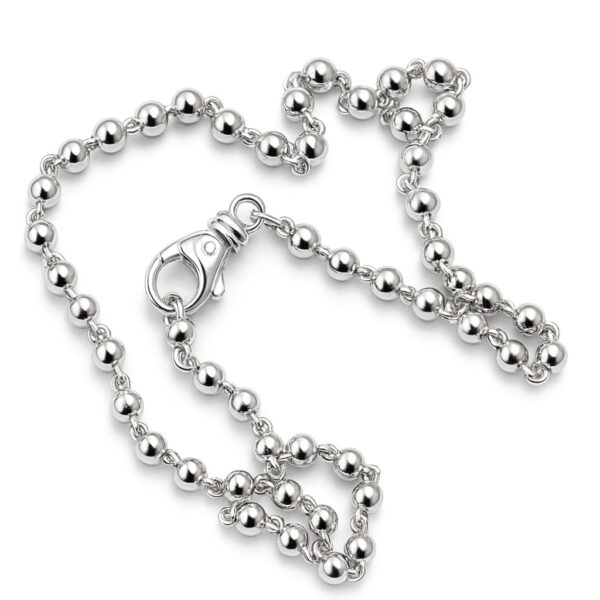 Prima Globe – Kette aus 960 Argentium Silber (3 mm)