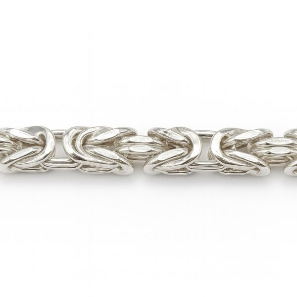 Königskette 60cm– Halskette aus 960 Argentium Silber