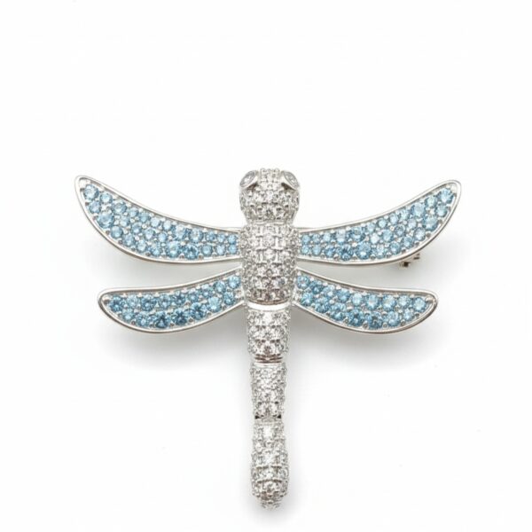 Libelle Sky – Anhänger aus 960 Argentium Silber