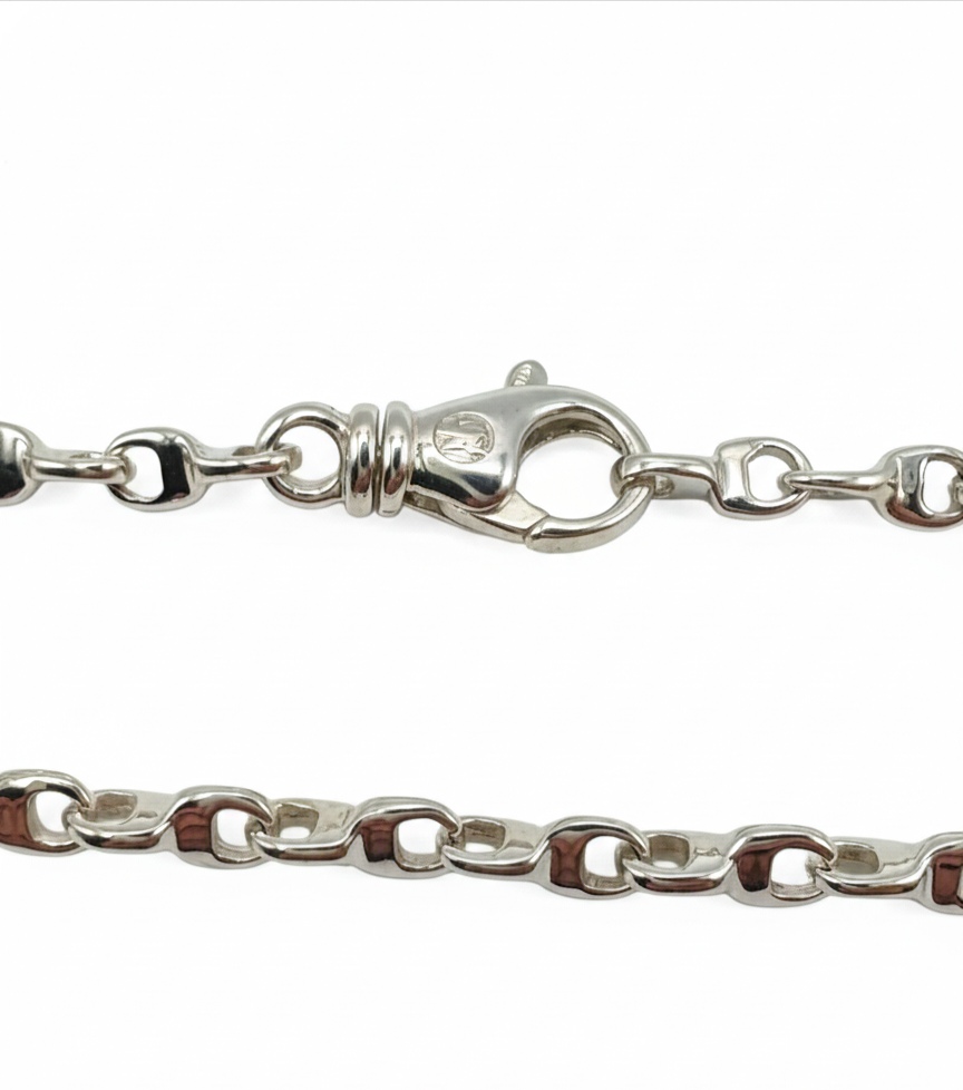 Prima Flow – Kette aus 960 Argentium Silber