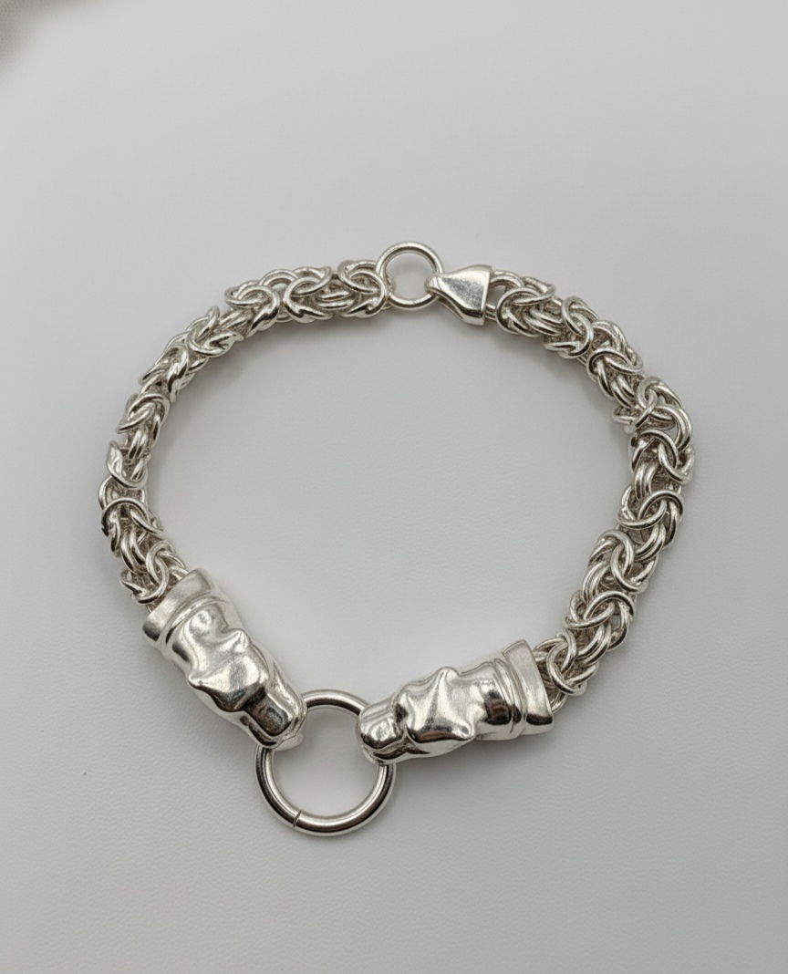 Prima Panthera – Armband aus 960 Argentium Silber