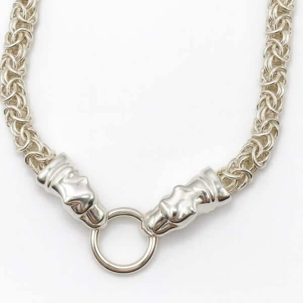 Prima Panthera – Collier aus 960 Argentium Silber