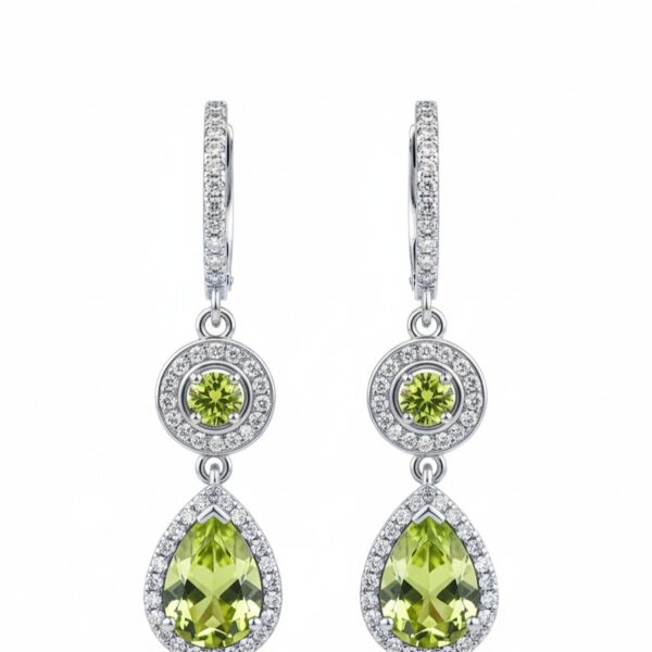 Garden Kiss – Ohrhänger aus 960 Argentium Silber