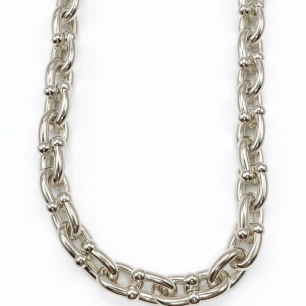 Prima Eterna 7mm– massive Kette aus 960 Argentium Silber (57 cm)