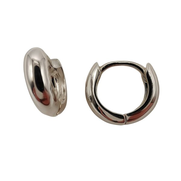 Luno – MINI-Creolen aus 960 Argentium Silber