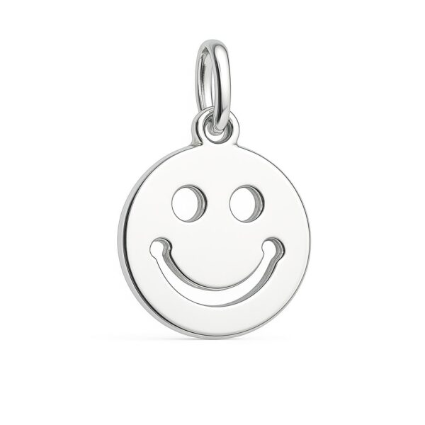 Grinsebacke – Smiley Anhänger aus 960 Argentium Silber