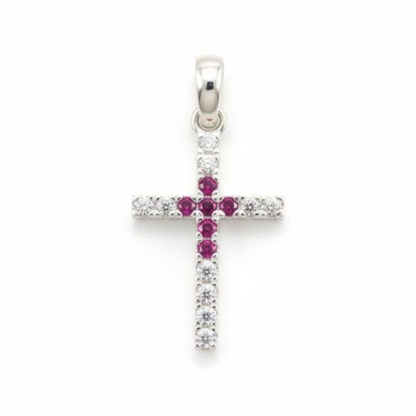 Grace Rubra – Anhänger aus 960 Argentium Silber