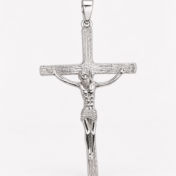 Crucifix Grande Kruzifix Anhänger aus 960 Argentium Silber