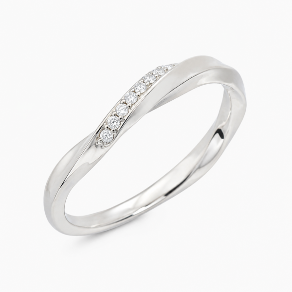 Twisted Light – Ring aus 960 Argentium Silber