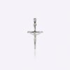 Crucifix Petite – Kreuzanhänger aus 960 Argentium Silber