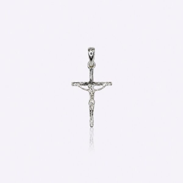 Crucifix Petite – Kreuzanhänger aus 960 Argentium Silber