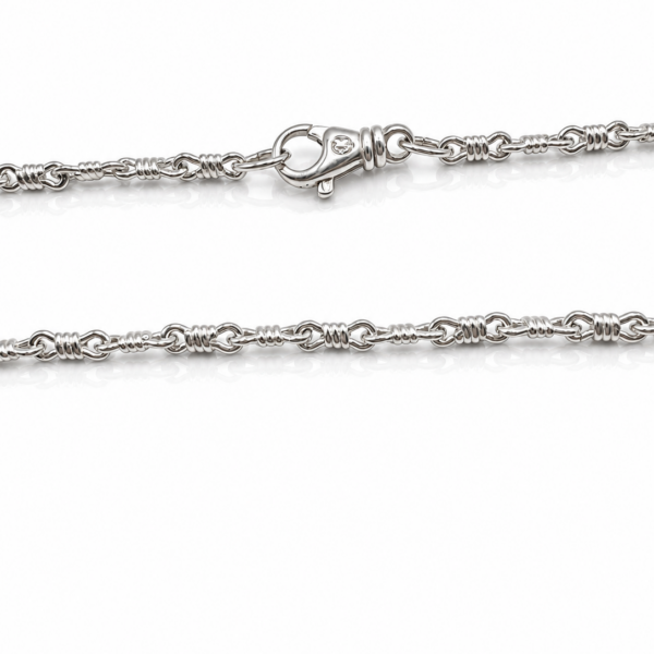 DOCK 3 mm aus 960 Argentium Silber in frei wählbarer Länge