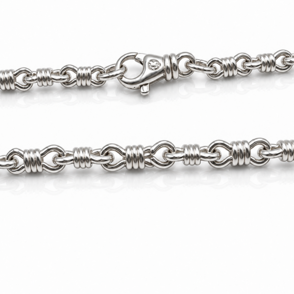 DOCK 7 mm aus 960 Argentium Silber in frei wählbarer Länge