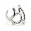 Silver Flow – verstellbarer Ring aus 960 Argentium Silber