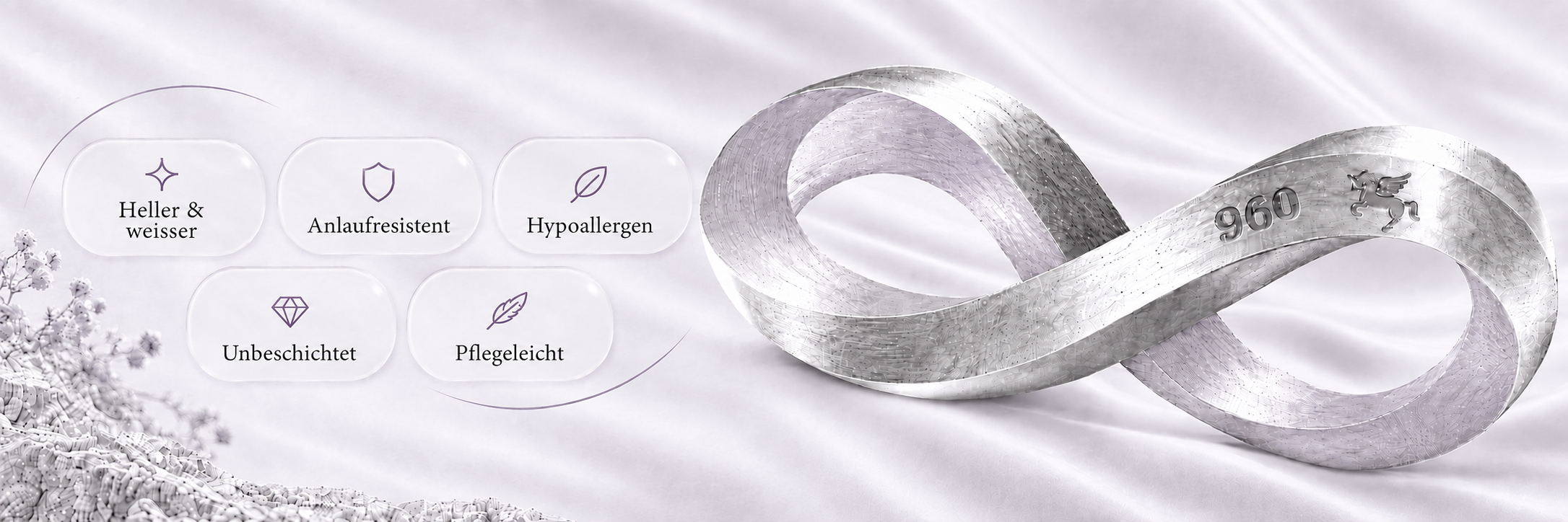 Silvernity Schmuck aus 960 Argentium Silber