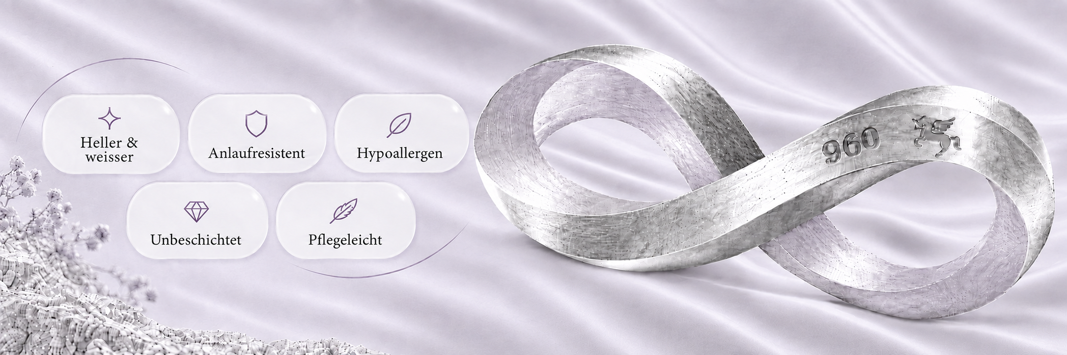 Silvernity Schmuck aus 960 Argentium Silber